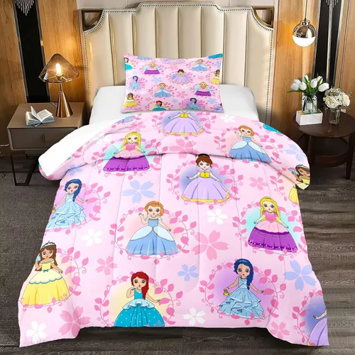 Miniatura 11 de Juego de edredón de 3 piezas con 2 fundas de almohada, tamaño Queen, diseño africano de DJ Girl de microfibra suave, regalo para mujeres y niñas