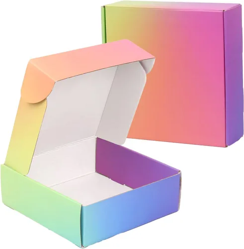 Miniatura 14 de Paquete de 30 cajas de envío pequeñas de 6 x 4 x 1.6 pulgadas, cajas de cartón corrugado rosa para embalaje, envío y correo para pequeñas empresas