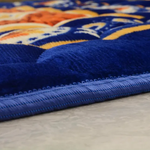 Miniatura 5 de Alfombra de Oración Musulmana Mat Islámica - Alfombra de Oración Sajadah Acolchada Muy Gruesa para Hombres y Mujeres con Cuentas de Oración del Azul