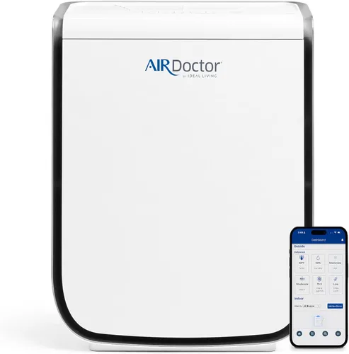 Miniatura 8 de AIRDOCTOR Purificador de aire AD2000 para habitaciones pequeñas y medianas y dormitorios pequeños. Filtración de 3 etapas con prefiltro, UltraHEPA