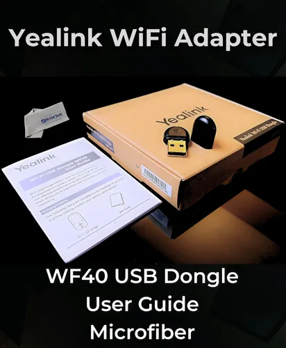 Miniatura 7 de Yealink - Adaptador WiFi WF40 Dongle USB para teléfonos VoIP modelos compatibles - T46U, T48U, T41S, T42S, T46S, T48S, T52S, T54S, T42U, T43U, T27G