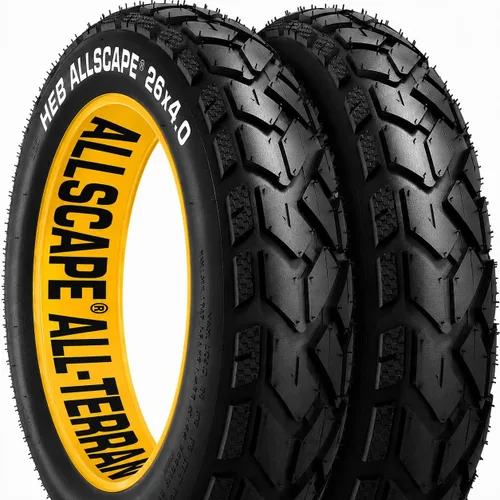 Miniatura 9 de HEB ALLSCAPE 20x4.0 26x4.0 24x4.0 20x3 inch E-Bike Fat Tire, Performance Puncture Resistant Heavy Duty for MTB, All Terrain Tread for Street and