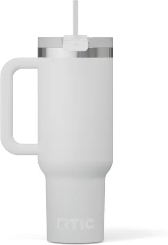 Miniatura 23 de RTIC Vaso Tumbler de Viaje por Carretera de 30 oz con Doble Pared Revestido de Cerámica Aislado Taza Portátil de Café de Viaje de Acero Inoxidable