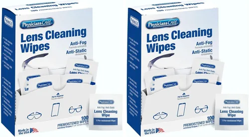 Miniatura 11 de PhysiciansCare - Toallitas antiempañantes y antiestáticas para lentes, 1 paquete, (100 unidades)