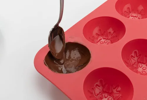 Miniatura 4 de Molde de silicona para bombas de chocolate caliente y cacao de Mobi, hombre de jengibre, para hacer 3 "bombas
