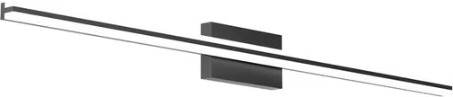 Miniatura 34 de SOLFART Luces de tocador de baño sobre espejo 14W 60 cm Luz de baño moderna negra 6000K ND