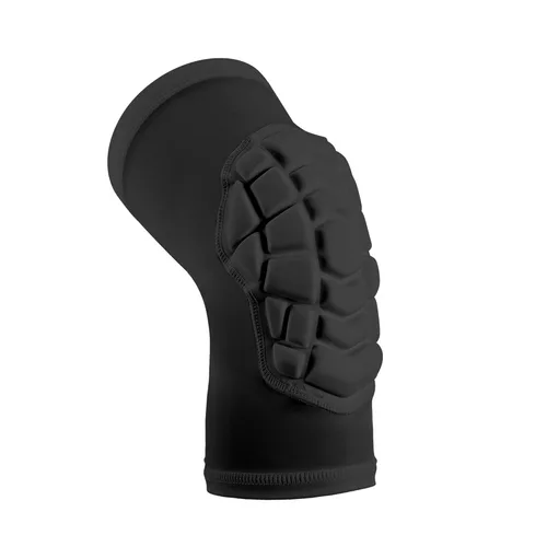 Miniatura 12 de Rodilleras de baloncesto, cubiertas de compresión para piernas para adolescentes y adultos, rodilleras para lucha libre, fútbol, voleibol, Negro