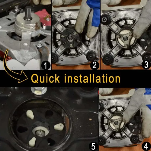 Miniatura 7 de Seentech Kit de acoplamiento de motor de núcleo metálico de alta resistencia 285753A para lavadoras Whirlpool y Kenmore - Reemplaza los números