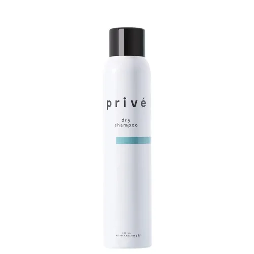 Prive Champú seco en aerosol para cabello graso – Refresco del cabello que absorbe aceite con arroz y tapioca en polvo – Añade volumen y textura sin