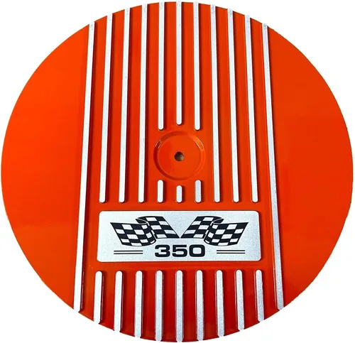 Kit de filtro de aire redondo para Chevy 350-13" de bloque pequeño - Naranja