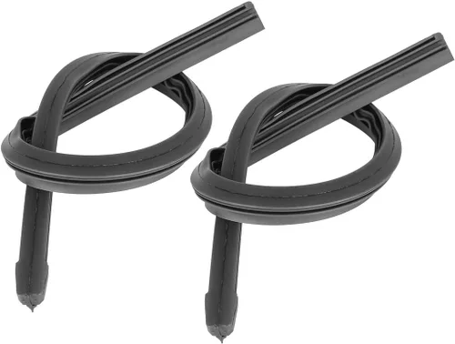 X AUTOHAUX 2 piezas de repuesto de limpiaparabrisas de goma de 13.780 in y 14 pulgadas, 0.315 x 0.394 in, 3 secciones para automóvil