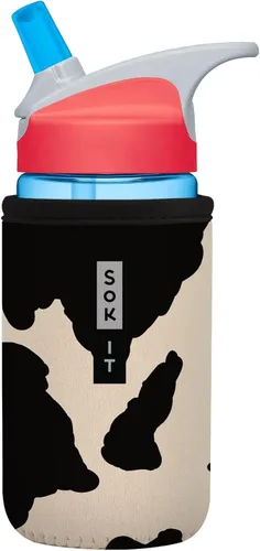 Miniatura 95 de Sok It BotlSok Funda para botella de agua con cubierta de neopreno aislante (Floral abstracto, se ajusta a CamelBak o Nalgene de 12 onzas)