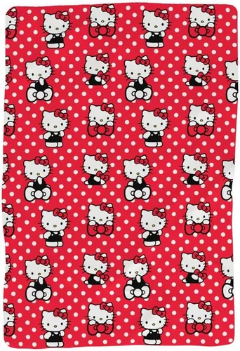 Miniatura 15 de Coleccionables Hello Kitty & Friends Ropa de cama Manta súper suave y acogedora, 62 in x 90 in, (Producto oficialmente licenciado) de Franco Hello