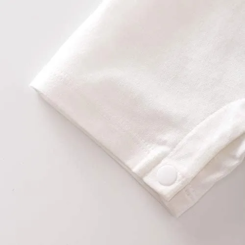 Miniatura 3 de Yierying - Mono de verano para bebés y niñas, 100 % algodón, diseño de mameluco