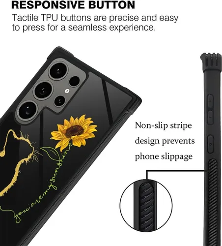 Miniatura 465 de CARLOCA Funda compatible con Samsung Galaxy S22 Ultra, diseño gráfico de Star Howling Wolfs Samsung Galaxy S22 Ultra, diseño gráfico, a prueba
