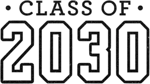 Miniatura 21 de Class of 2030 Iron On Decal, Senior Class Shirt Patch, Heat Transfer, HTV Graphic Tshirt Sticker, DIY Crafts, Pick Size Color, Iron-On Almost Gold