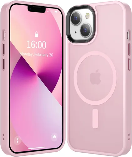 Miniatura 206 de Fuerte magnético para iPhone 11, compatible con Magsafe, [resistente a caídas de 13 pies] Funda trasera translúcida mate con sensación de piel