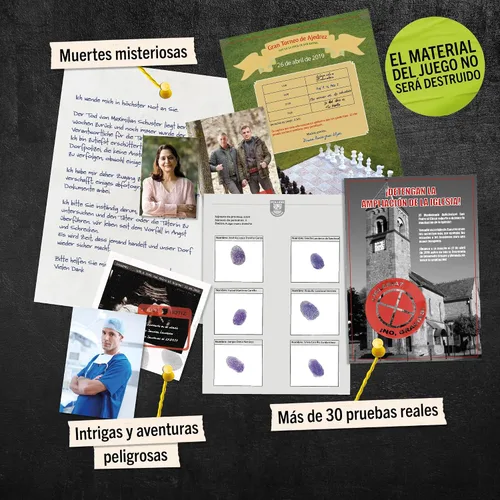 Miniatura 3 de Hidden Games Lugar de Los hechos - El caso de San Pedro el Chico - México - Juego realista de escenas del crimen, emocionante juego de Detectives