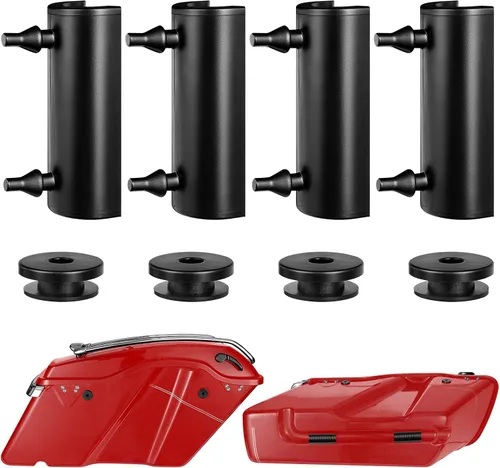 Miniatura 8 de Amazicha - Amortiguadores de montaje de goma para alforjas rígidas, compatibles con Harley Touring Street Glide Electra Glide Road Glide Road King