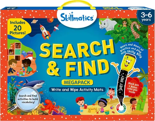 Miniatura 17 de Skillmatics I Can Write Disney's Lilo & Stitch - Actividades reutilizables de aprendizaje preescolar, juguete educativo y juego, suministros