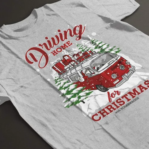 Miniatura 4 de Volkswagen Camiseta de mujer Driving Home for Christmas