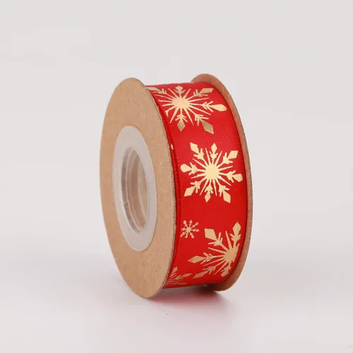 Miniatura 3 de Meseey 4 rollos de cinta de algodón de menta de caramelo de Navidad de 20 yardas y 5/8 pulgadas a rayas rojas y blancas para envolver regalos