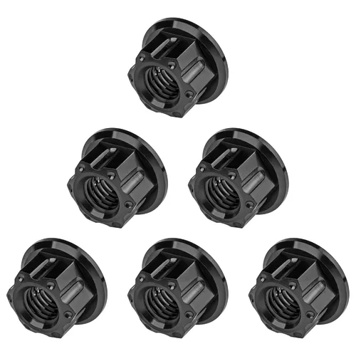 Tuerca de perno de brida de titanio M6 M8 M10 M12 M14 M16 para bicicleta, motocicleta, eje trasero de automóvil, accesorios de modificación de