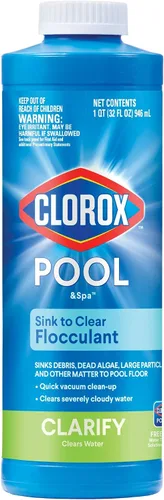 Clorox® Pool&Spa™ - Fregadero de piscina para limpiar floculante, fregaderos de escombros, algas muertas, partículas grandes y otros asuntos para el