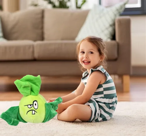 Miniatura 5 de JHESAO 6 "PVZ Plush Bonk Choy Toys PVZ 1 2 peluche suave zombies muñeca china planta juguete nuevo