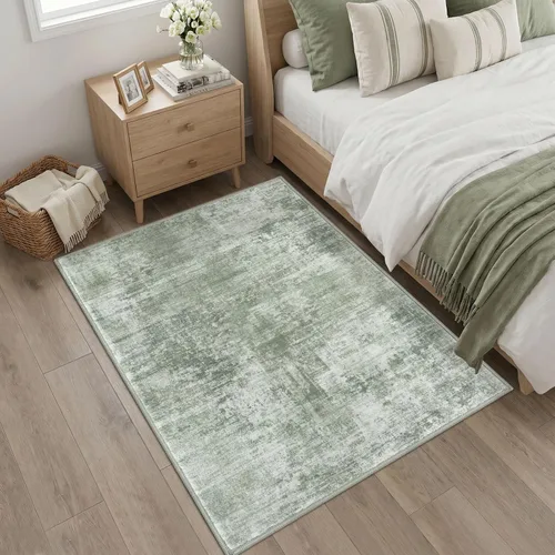 Miniatura 999 de IOHOUZE Alfombra abstracta lavable de 3 x 12 pies para pasillos, antideslizante para cocina, camino de entrada de lana sintética para interiores