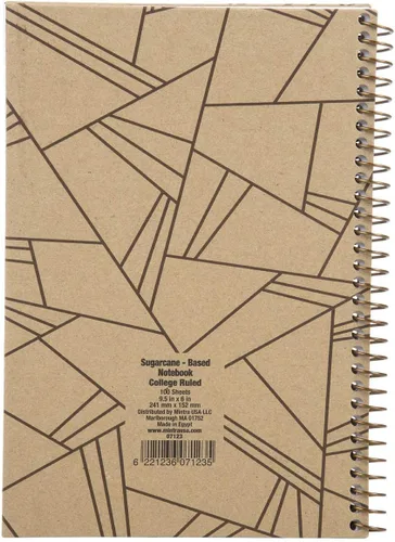 Miniatura 8 de Mintra Office - Cuadernos 100% reciclados, caña de azúcar, Design Cover 3pk