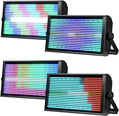 Miniatura 10 de Betopper LF4808 Luces de efecto estroboscópico de matriz de 260 W, luces estroboscópicas de lavado y cegadoras, mapeo de píxeles y efectos