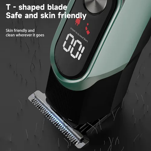 Miniatura 4 de Cortadora de barba para hombres, cortapelos para hombres, kit de afeitado 5 en 1 para cara, bigote, cuerpo, oído, nariz, cortapelos de peluquería