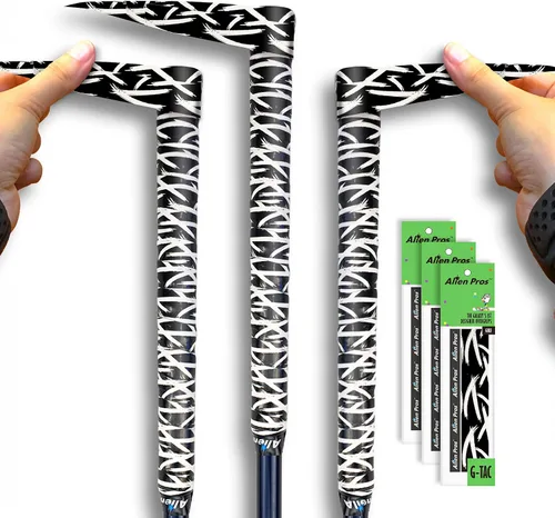 Miniatura 8 de ALIEN PROS Paquete de 6 cintas para envolver agarre de golf Tetris & Hyperplane Mix - ReGrip en 1 minuto