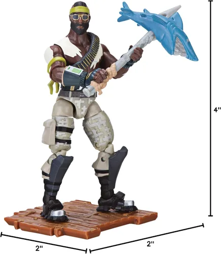 Miniatura 12 de Jazwares Fortnite Solo Mode Core Raptor - Paquete de figuras de bandolier