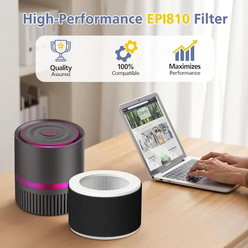 Miniatura 7 de Filtro de repuesto EPI810, compatible con KOIOS y MEGAWISE y MOOKA EPI810, filtración de 3 etapas para filtro Megawise EPI810, paquete de 2