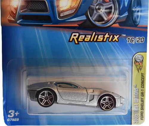 Miniatura 2 de Hot Wheels 2005 Primeras ediciones Realistix [Plata] Ford Shelby GR-1 Concept 16/20
