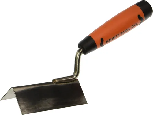 Miniatura 2 de Kraft Tool PL591PF Paleta de esquina exterior de 90 grados de acero inoxidable con mango ProForm, 3-1/8 x 3/4 pulgadas