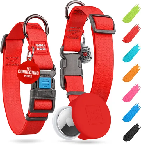 Miniatura 32 de WAUDOG Collar de Perro Impermeable - Collar de Perro Ajustable para Perros Grandes, Pequeños y Medianos - Collar de Perro Desmontable Impermeable