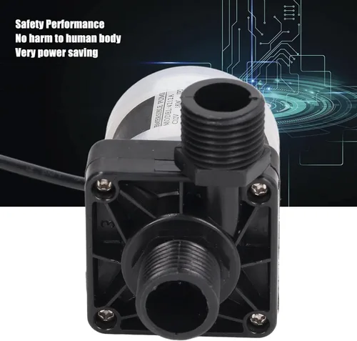 Miniatura 4 de Bomba sumergible pequeña DC12V 20W 800Lh Motor sin escobillas Abs Material Ahorro de energía silencioso, adecuado para peces de acuario, fuente