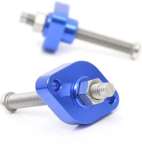 Miniatura 7 de MC MOTOPARTS CNC ajustable HP Manual Cam cadena tensor compatible con DRZ 250 01-07 02 03 04 05 06 (azul)