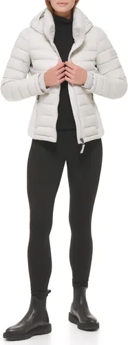 Miniatura 2 de Calvin Klein Chaqueta de paneles laterales ligera y casual para mujer resistente al agua