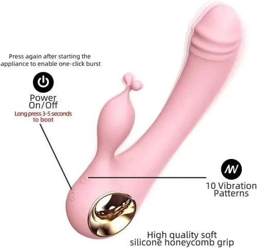 Miniatura 3 de Vibrator, Female G-spot and Clitoral Stimulator, Adult Sex Toys, Female Self-Pleasure Device, Sexual Aids