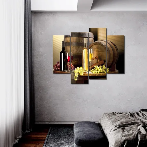 Miniatura 2 de Cuadros de vinos y uvas para la pared, de First Wall Art, decoración moderna para el hogar