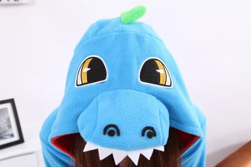 Miniatura 6 de Honeystore, piyama de disfraz de dinosaurio para Halloween, una pieza, unisex