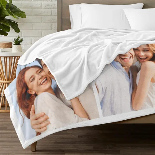 Miniatura 3 de Mantas personalizadas con foto, manta de fotos personalizada, mantas personalizadas con imagen, regalos personalizados para mujeres, hombres