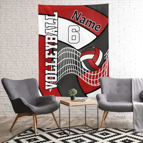 Miniatura 3 de Manta deportiva de voleibol personalizada con nombre, manta de forro polar suave para niñas y niños, recién nacidos, regalo de cumpleaños, 40 x 50