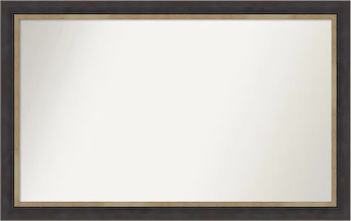 Miniatura 133 de Amanti Art Espejo personalizado, espejo de baño negro Astor, espejo de pared o espejo de tocador de baño sobre el fregadero (25 x 25 pulgadas)