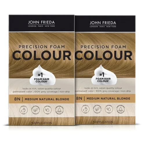 Miniatura 17 de Espuma de color John Frieda, precisión 4R Rojo Oscuro Marrón