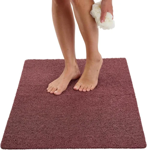 Miniatura 138 de Tapete de ducha antideslizante para bañera - Tapete de baño de lufa para baño - Tapete de baño de 40 x 16 pulgadas - Alfombra de baño antideslizante